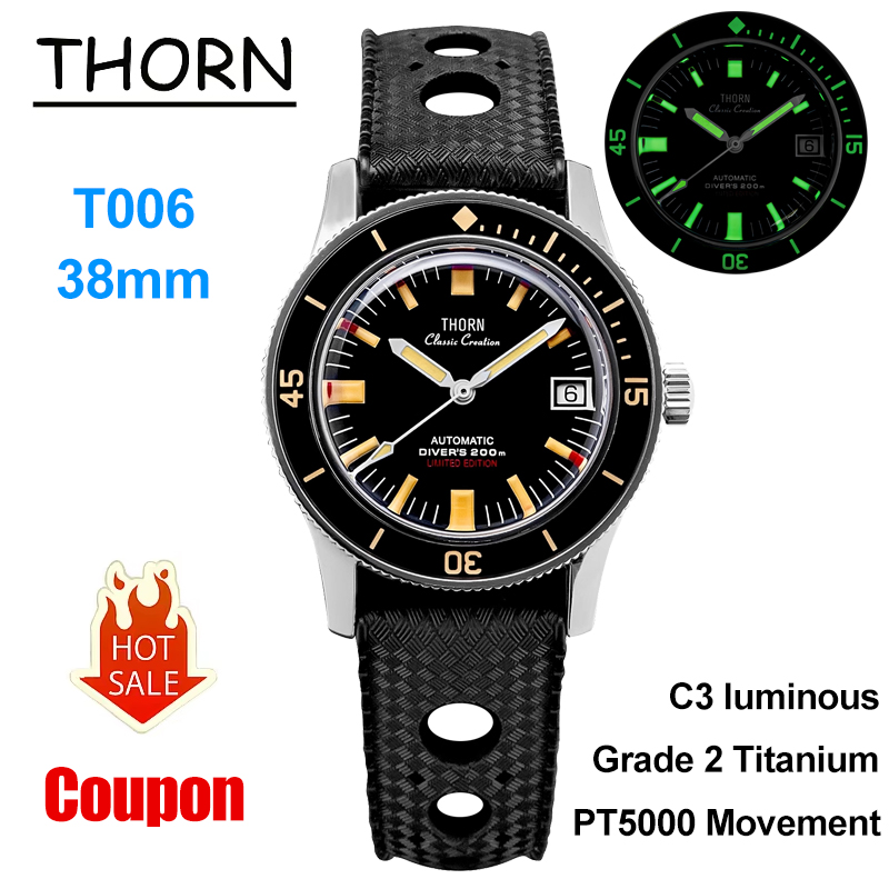 Luxury Watch Grade - Thorn T006 Mekanik Saat 50-Fathoms 2.