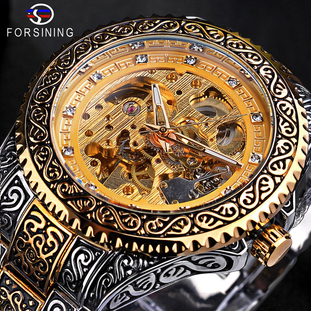 Luxury Watch Nice - FORSINING erkek lüks elmas oyma iskelet
