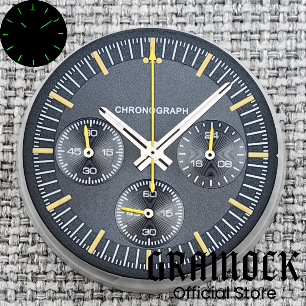 Luxury Watch With Green Dial - Gramock 31.5mm 6 Pimli Kadran Kuvars