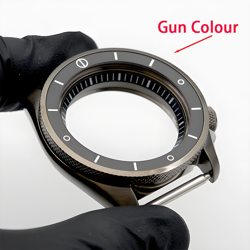 Bronze Case Watch - SKX007 SKX009 Erkek Saat Kasası Silah