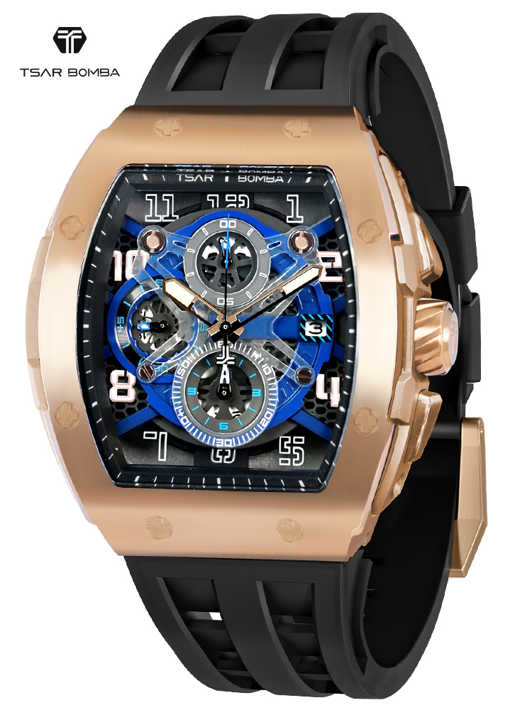 Luxury Watch Hublot - TSAR BOMBA erkekler için saatler Tonneau