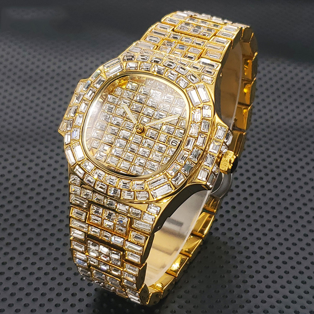 Luxury Watch Grade - Yüksek Kaliteli Tam Taşlı Kol Saati