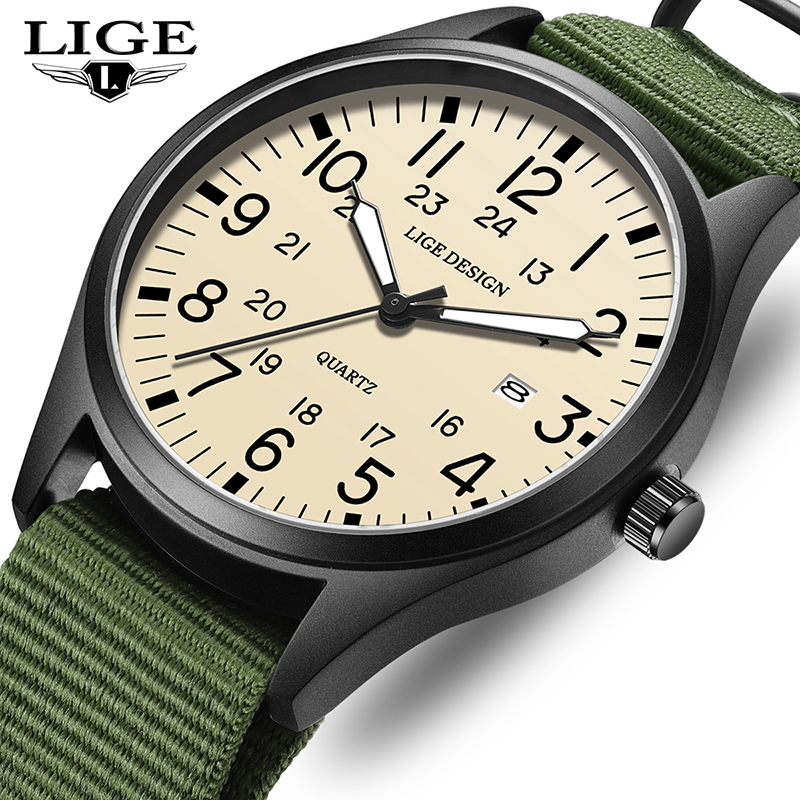 Luxury Watch Men - LIGE 2025 EN YENI kuvars kol