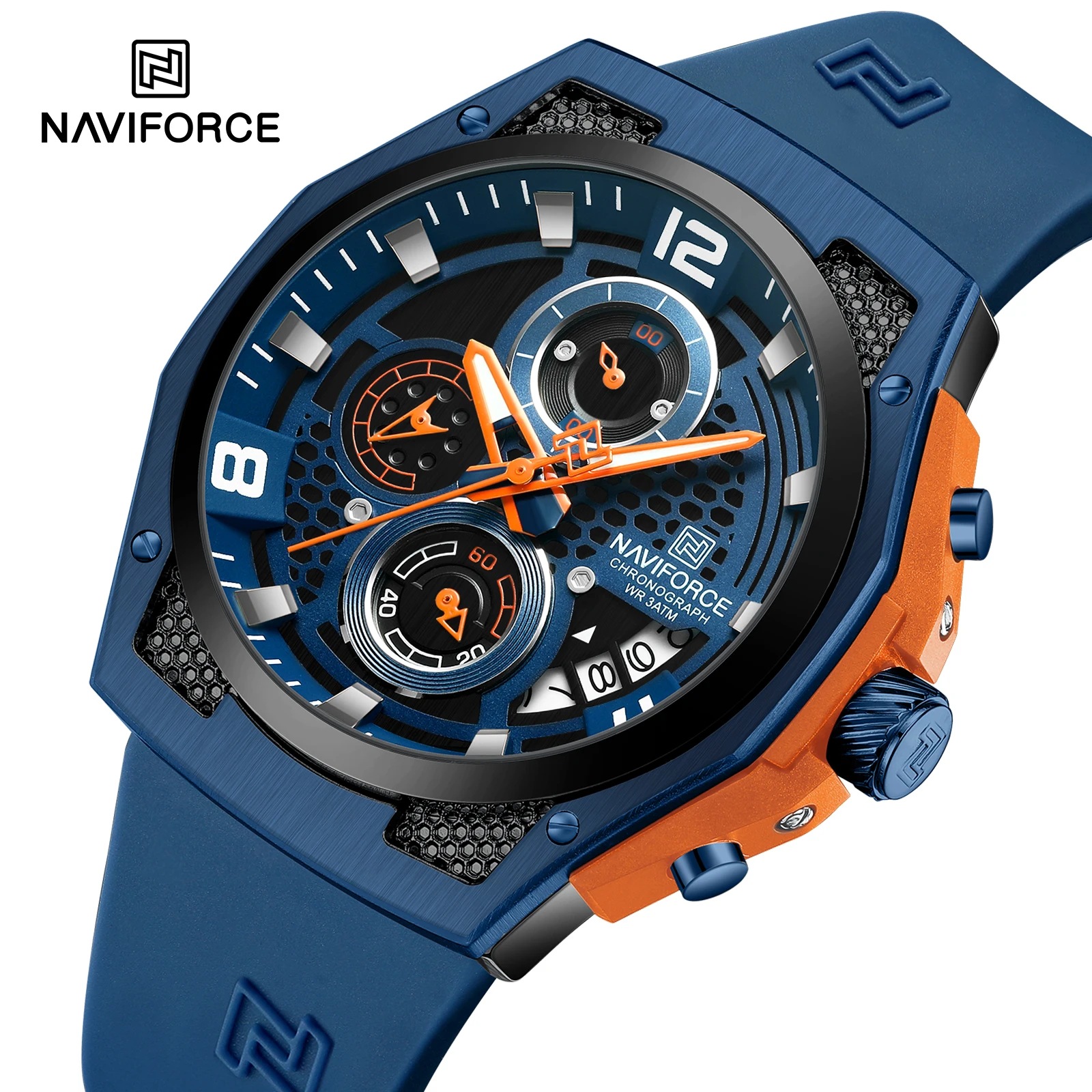 Field Watch Military - Naviforce NF8051L Yüksek Kaliteli Lüks Orijinal