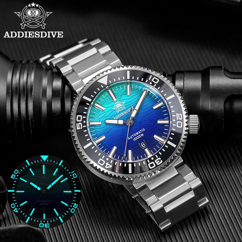 Luxury Watch Makes - ADDIESDIVE AD2526 Erkek Saati 100bar Dalgıç