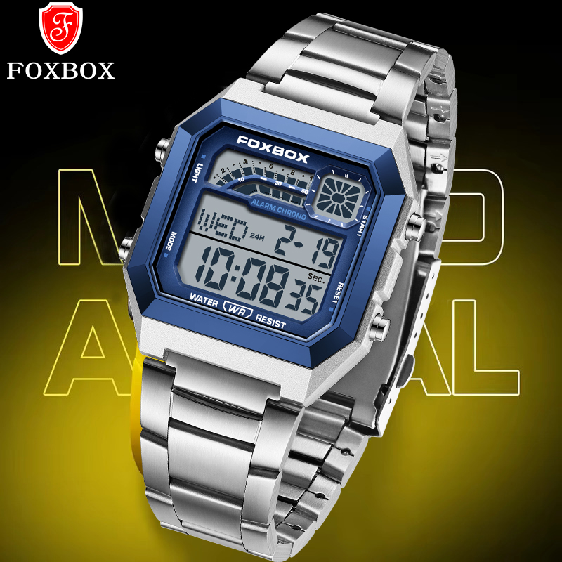 Luxury Watch Men - FOXBOX Moda Lüks Dijital Erkek Saati