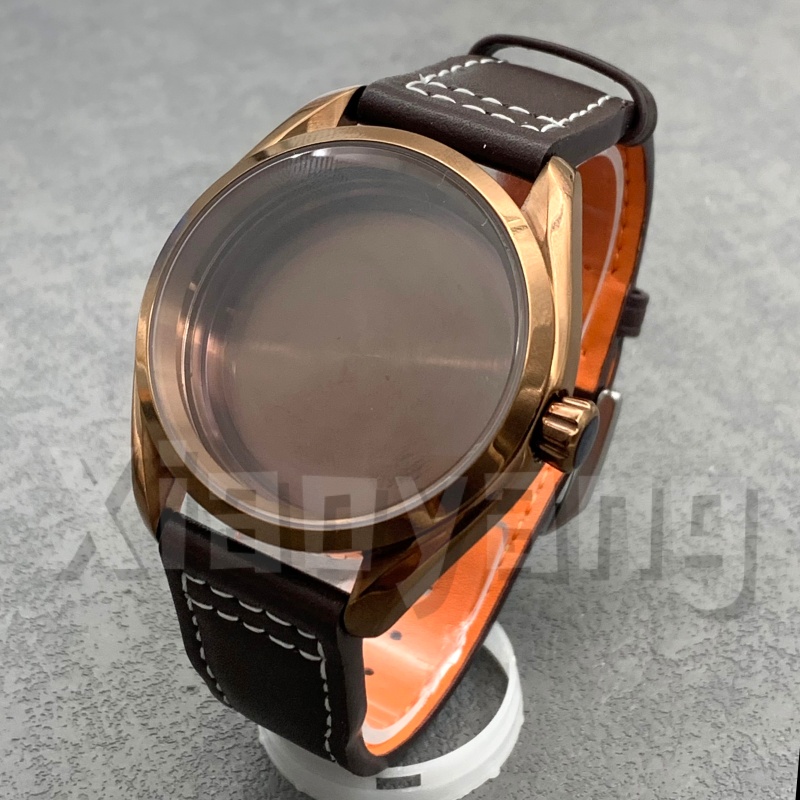 40MM NH35 Parlak Bezel Gül Alt - Bronze Case Watch incelemesi ve fiyatı