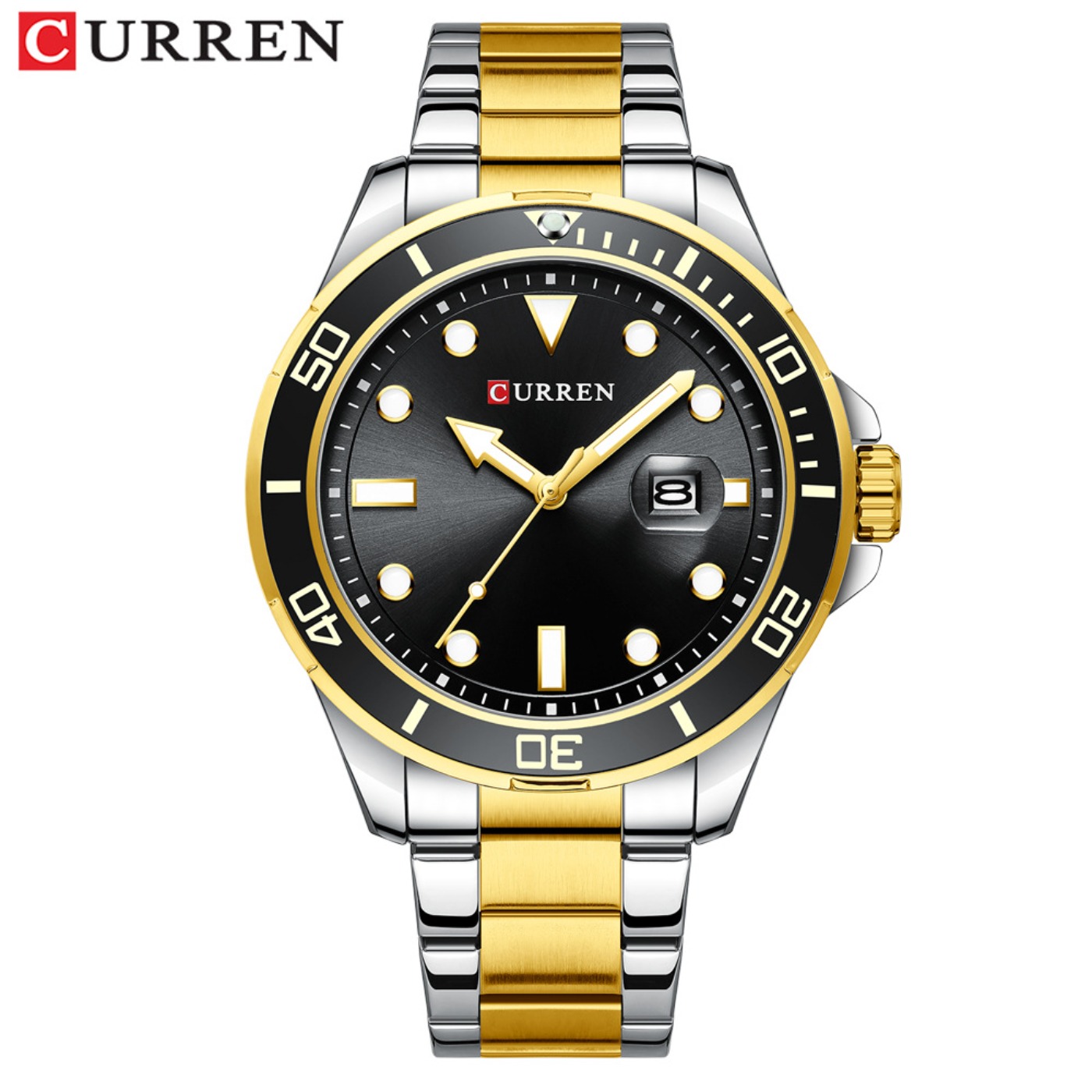 CURREN Yeni Yeşil Su Hayaleti  - Luxury Watch Men incelemesi ve fiyatı