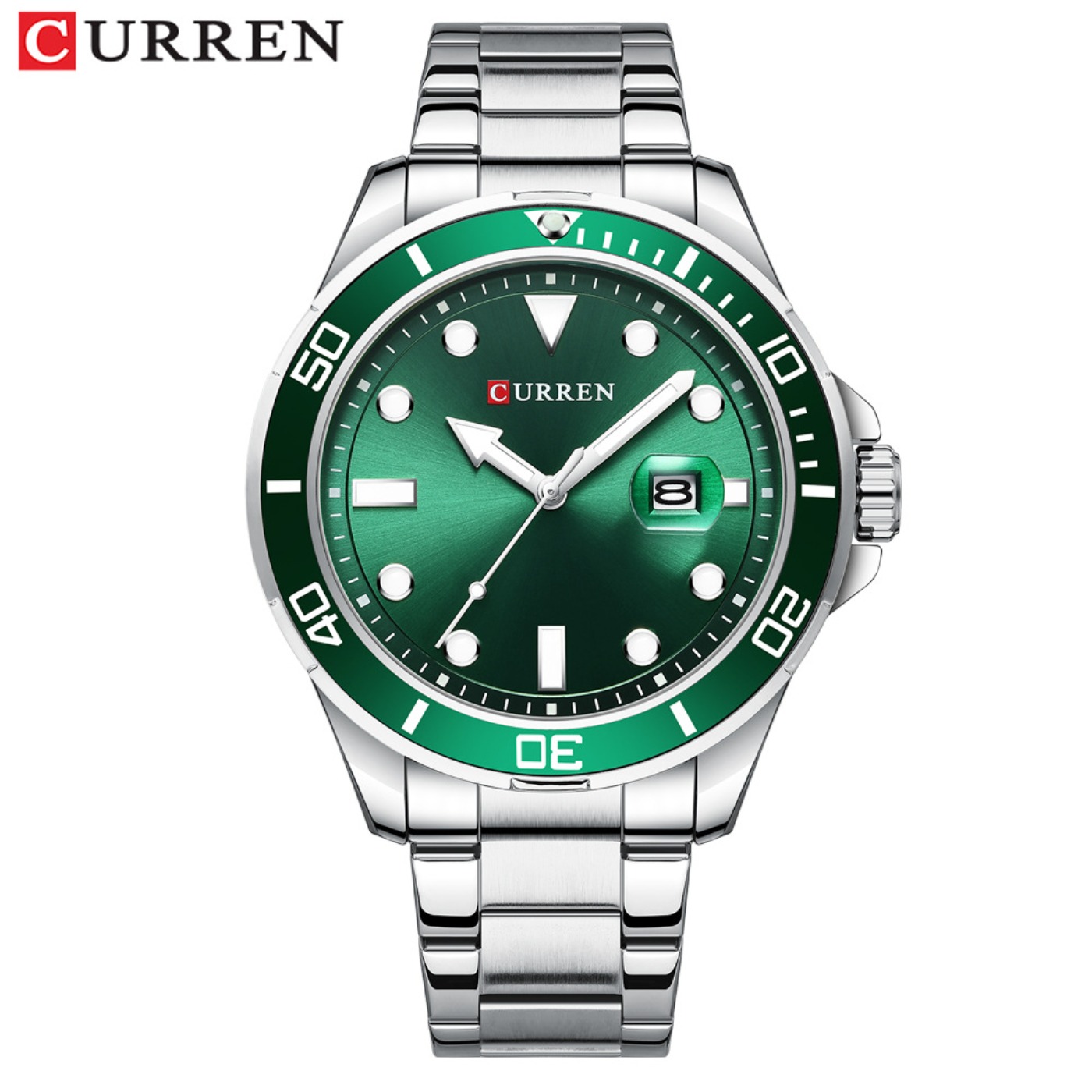 CURREN Yeni Yeşil Su Hayaleti  - Luxury Watch Men incelemesi ve fiyatı