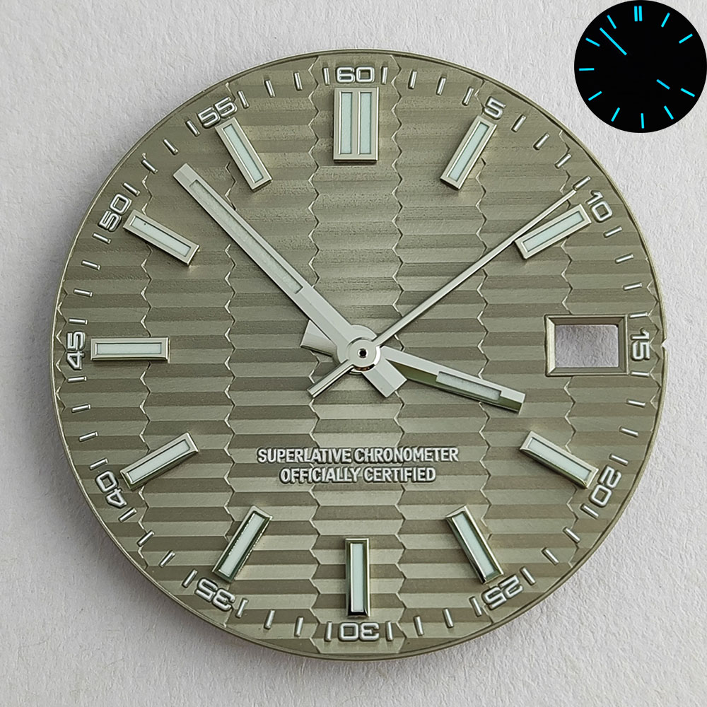 28.5mm NH35 kadranı NH35 ibrel - Luxury Watch With Green Dial incelemesi ve fiyatı