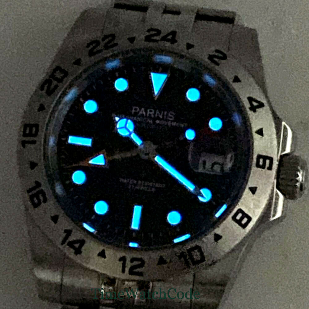 40 40mm safir cam otomatik erk - Gmt Dual Timezone Watch incelemesi ve fiyatı