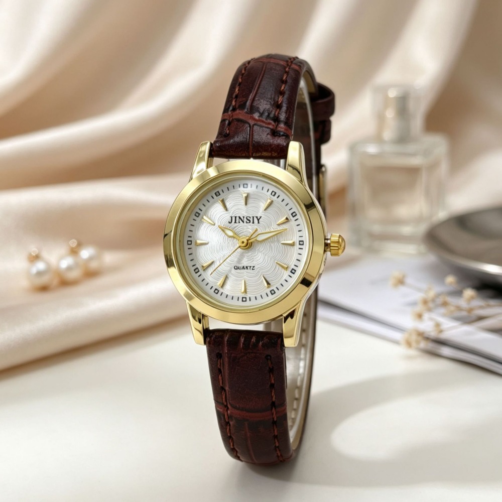 Moda Deri Kayışlı Kuvars Saat  - Luxury Watch With Leather Strap incelemesi ve fiyatı