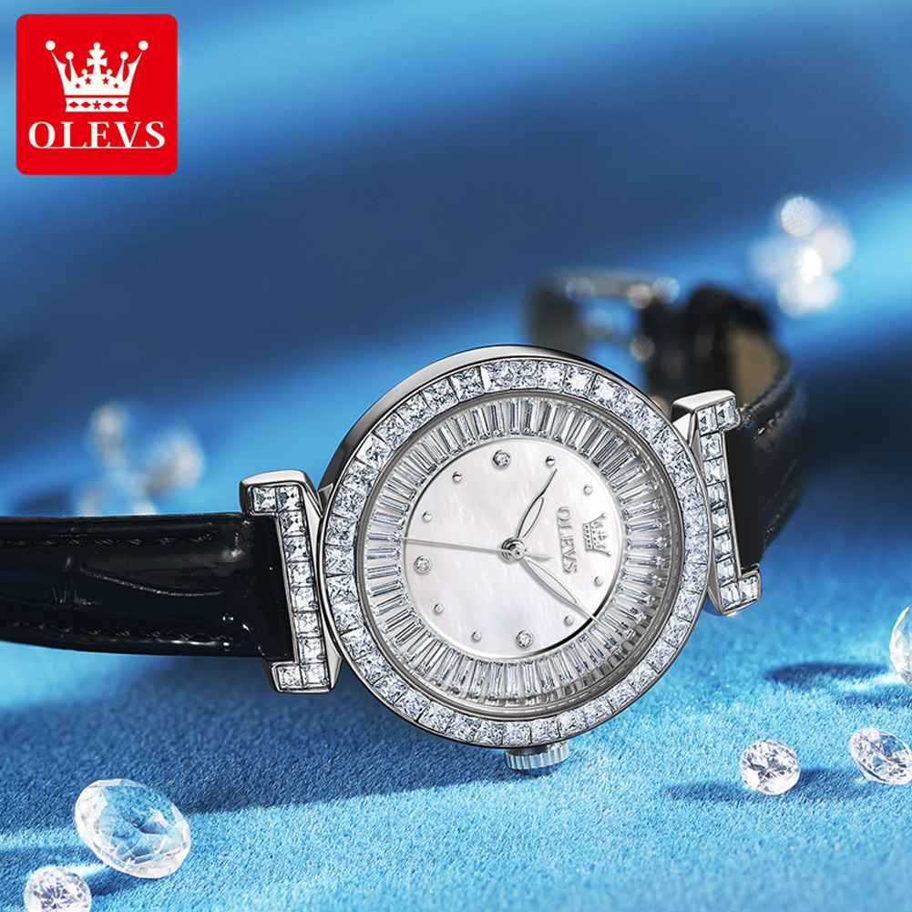 OLEVS 9983 kadın saatleri hafi - Luxury Watch With Leather Strap incelemesi ve fiyatı
