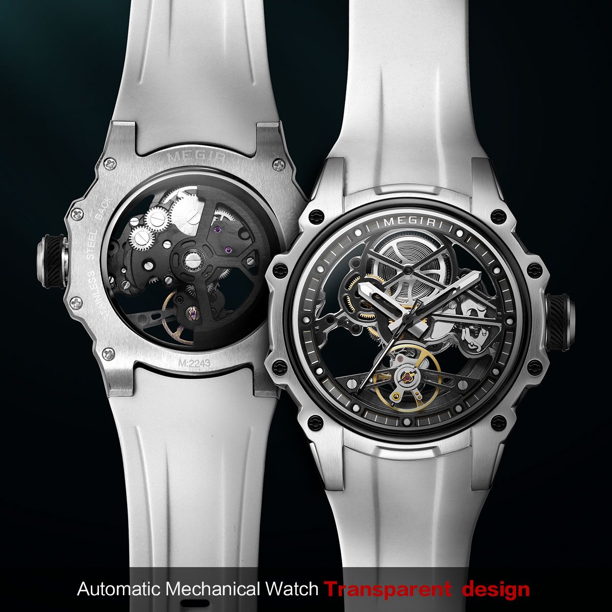 MEGIR Spor Otomatik Mekanik İz - Luxury Watch Hublot incelemesi ve fiyatı