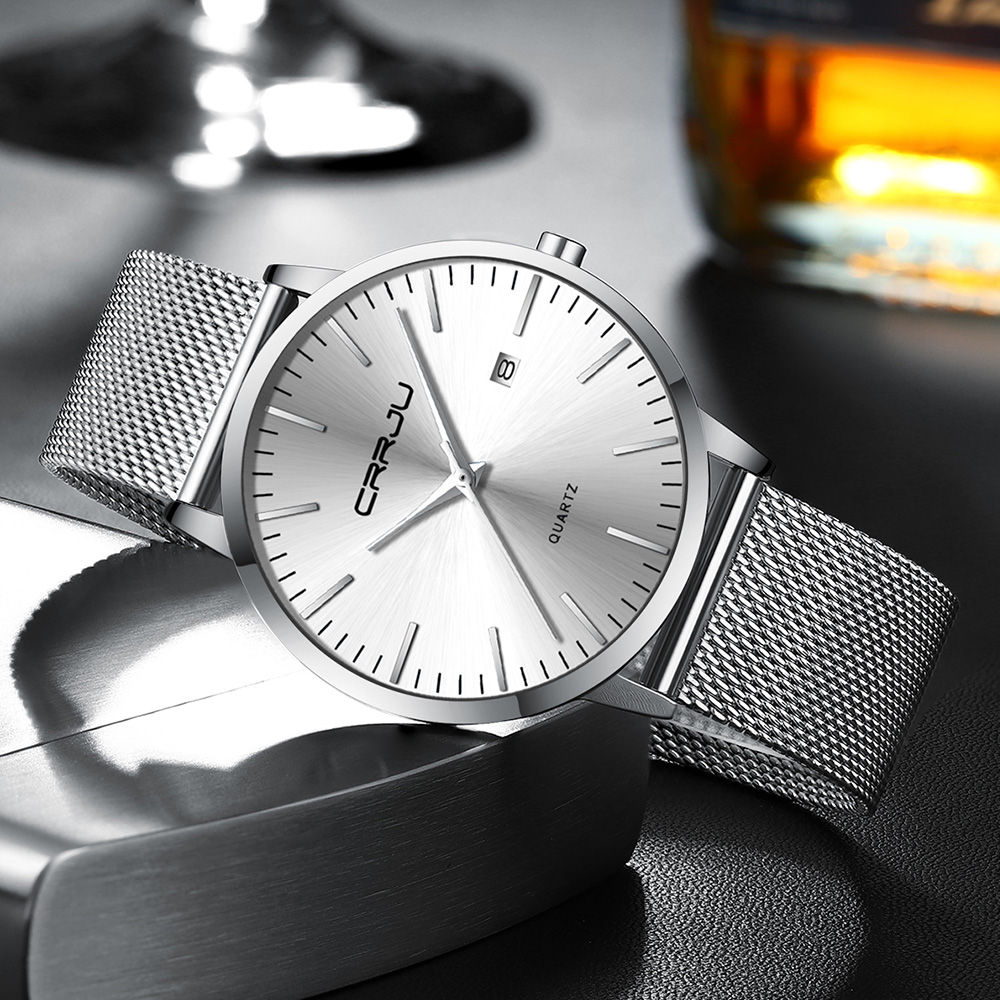 CRRJU yeni moda erkek saatler  - Luxury Watch Maker incelemesi ve fiyatı