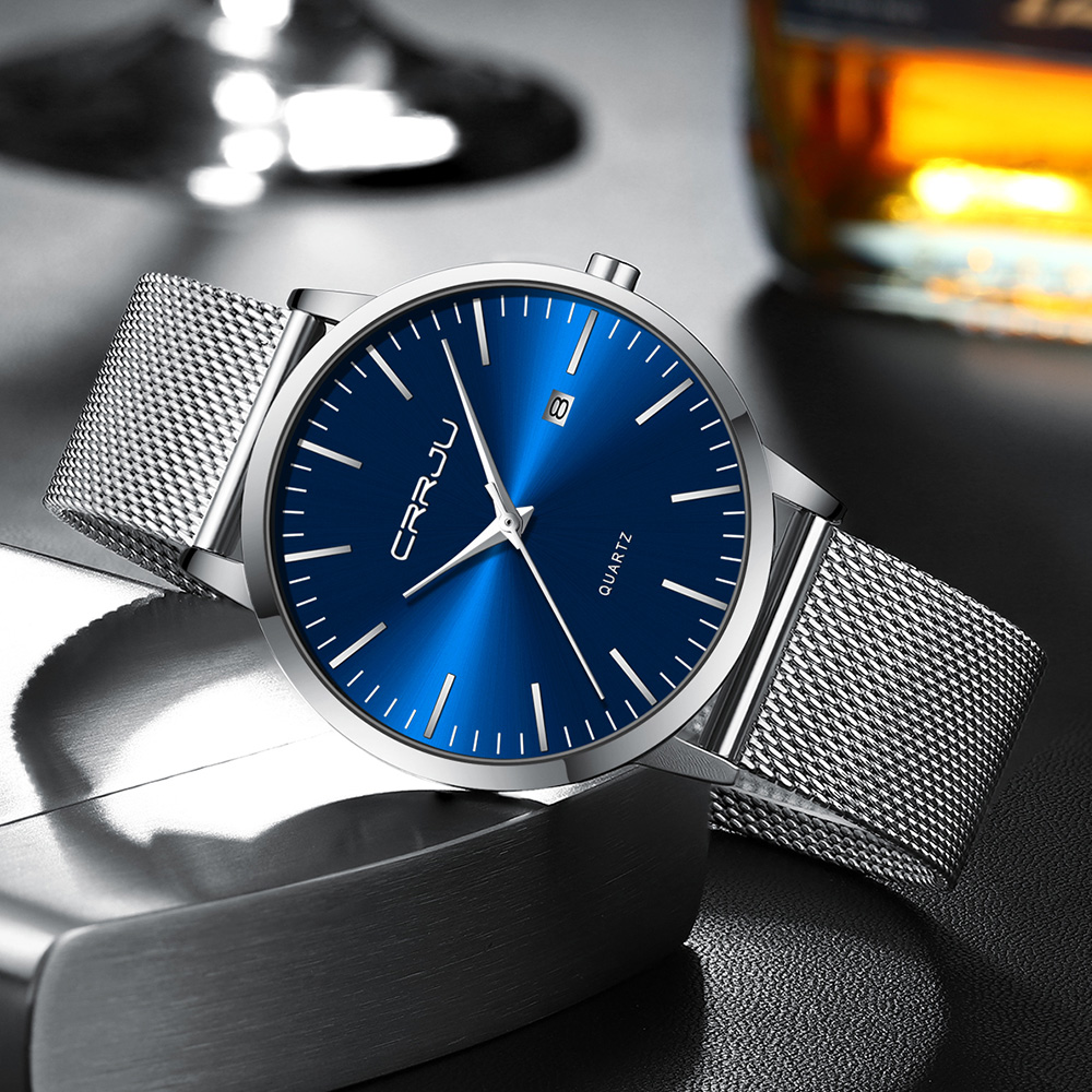 CRRJU yeni moda erkek saatler  - Luxury Watch Maker incelemesi ve fiyatı