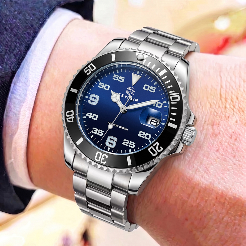 Tek yönde dönen çerçeveli, su  - Luxury Watch Makes incelemesi ve fiyatı
