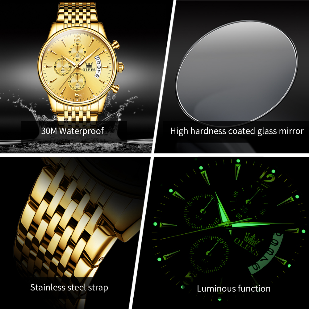 OLEVS Marka Lüks Altın Quartz  - Luxury Watch Maker incelemesi ve fiyatı