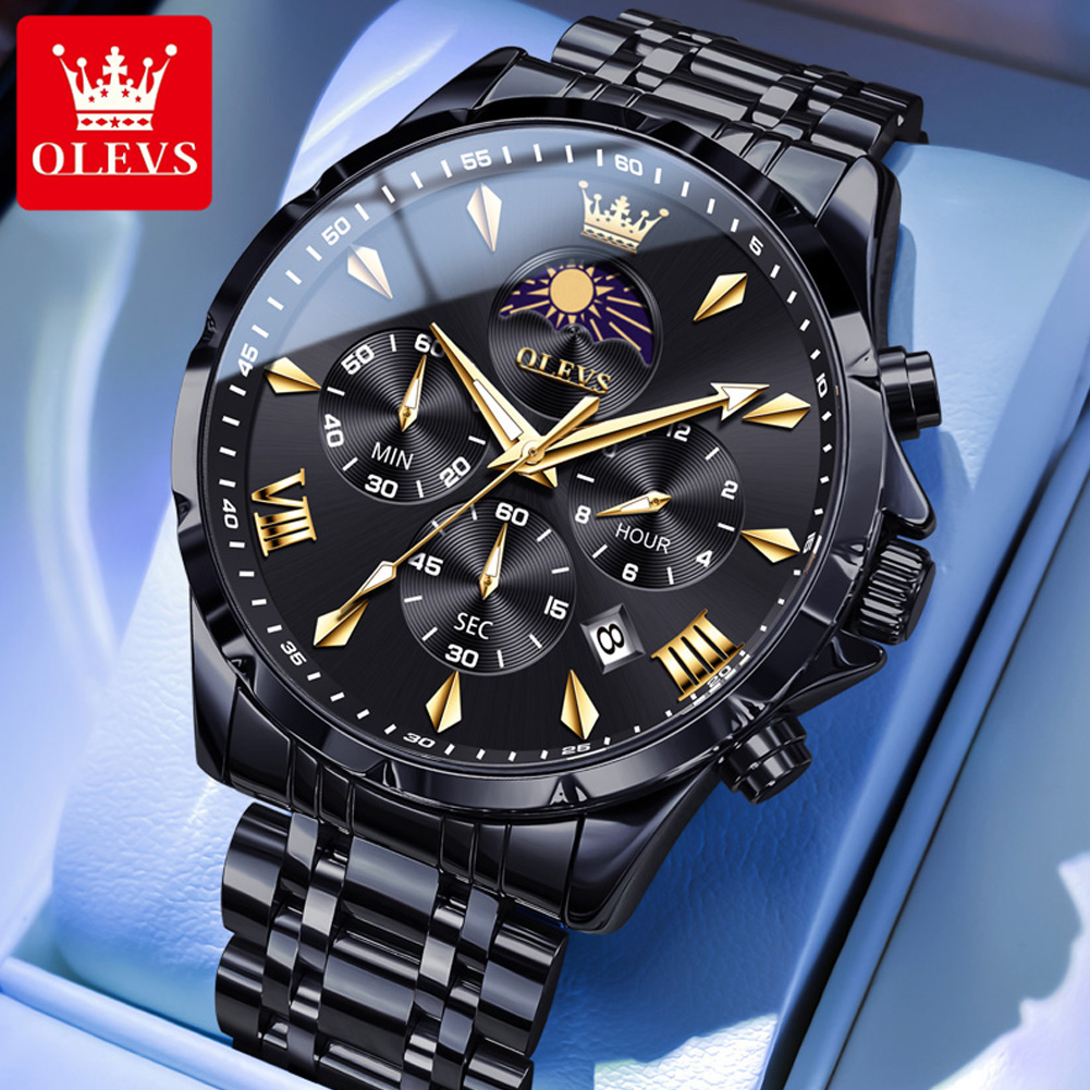 OLEVS 3653 Marka Ay Evresi Tak - Luxury Watch Maker incelemesi ve fiyatı
