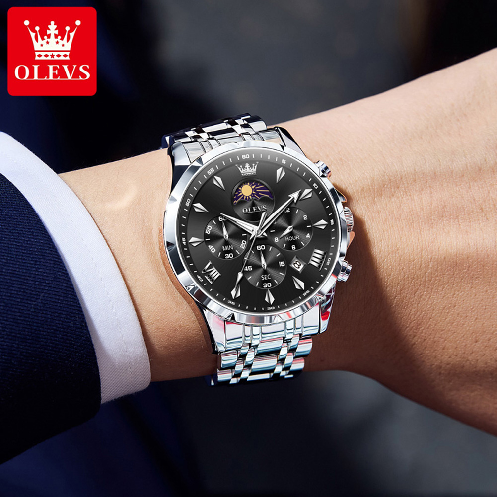 OLEVS 3653 Marka Ay Evresi Tak - Luxury Watch Maker incelemesi ve fiyatı