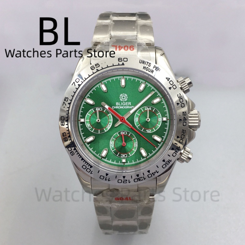BLIGER 39mm Lüks Yeşil Kadran  - Luxury Watch With Green Dial incelemesi ve fiyatı