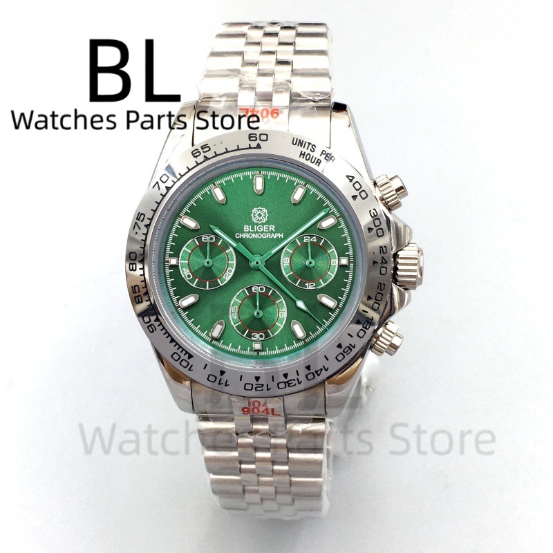 BLIGER 39mm Lüks Yeşil Kadran  - Luxury Watch With Green Dial incelemesi ve fiyatı
