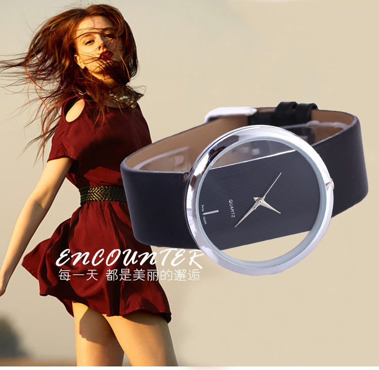 Kadın saatler Top marka lüks H - Luxury Watch With Leather Strap incelemesi ve fiyatı
