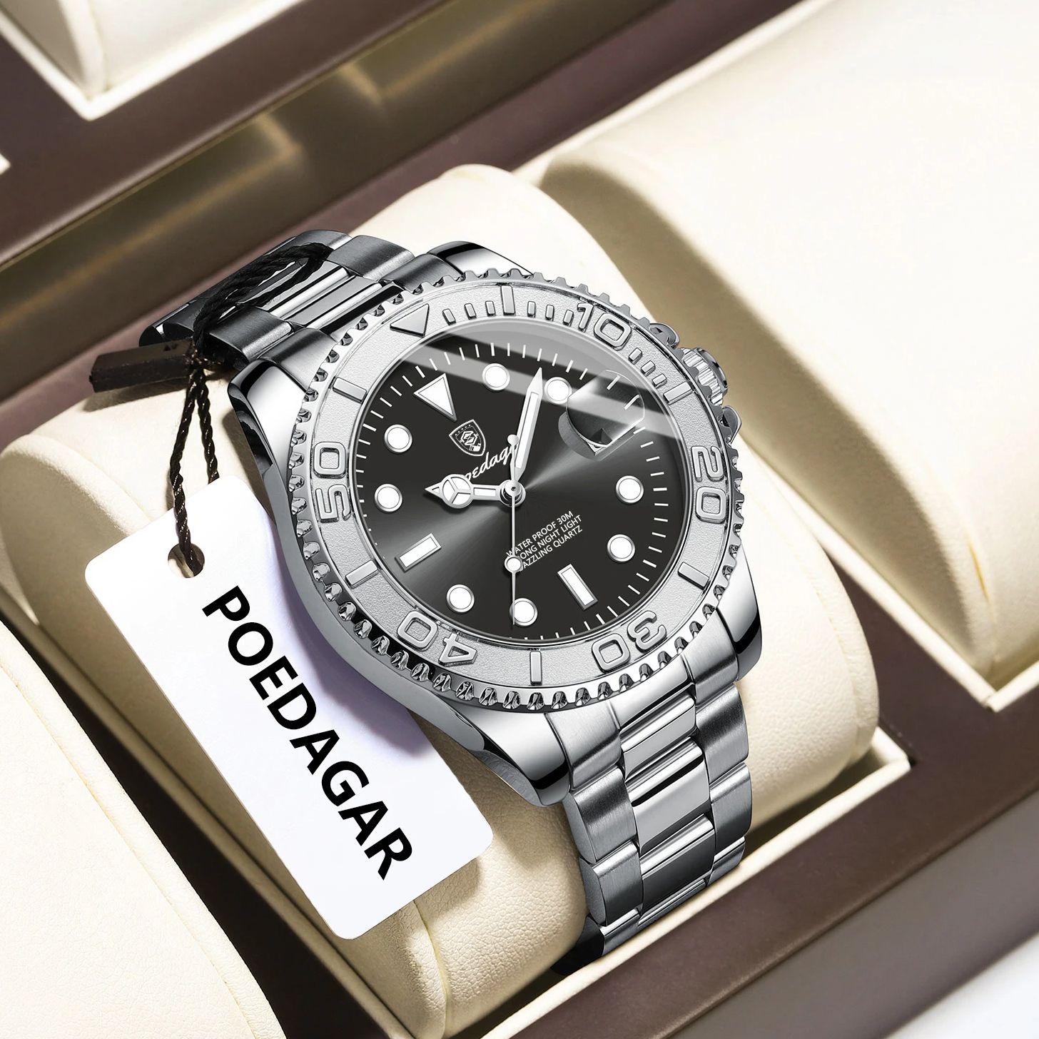 POEDAGAR Trendy Spor Adam Izle - Luxury Watch Business incelemesi ve fiyatı