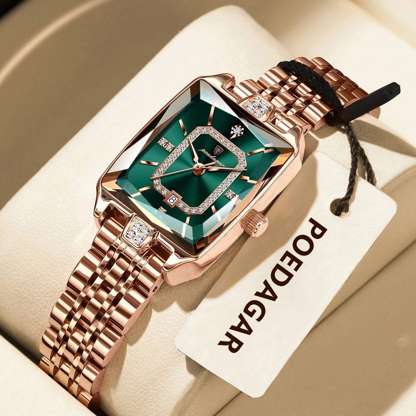 POEDAGAR Lüks Kadın Saati Su G - Luxury Watch Cartier incelemesi ve fiyatı