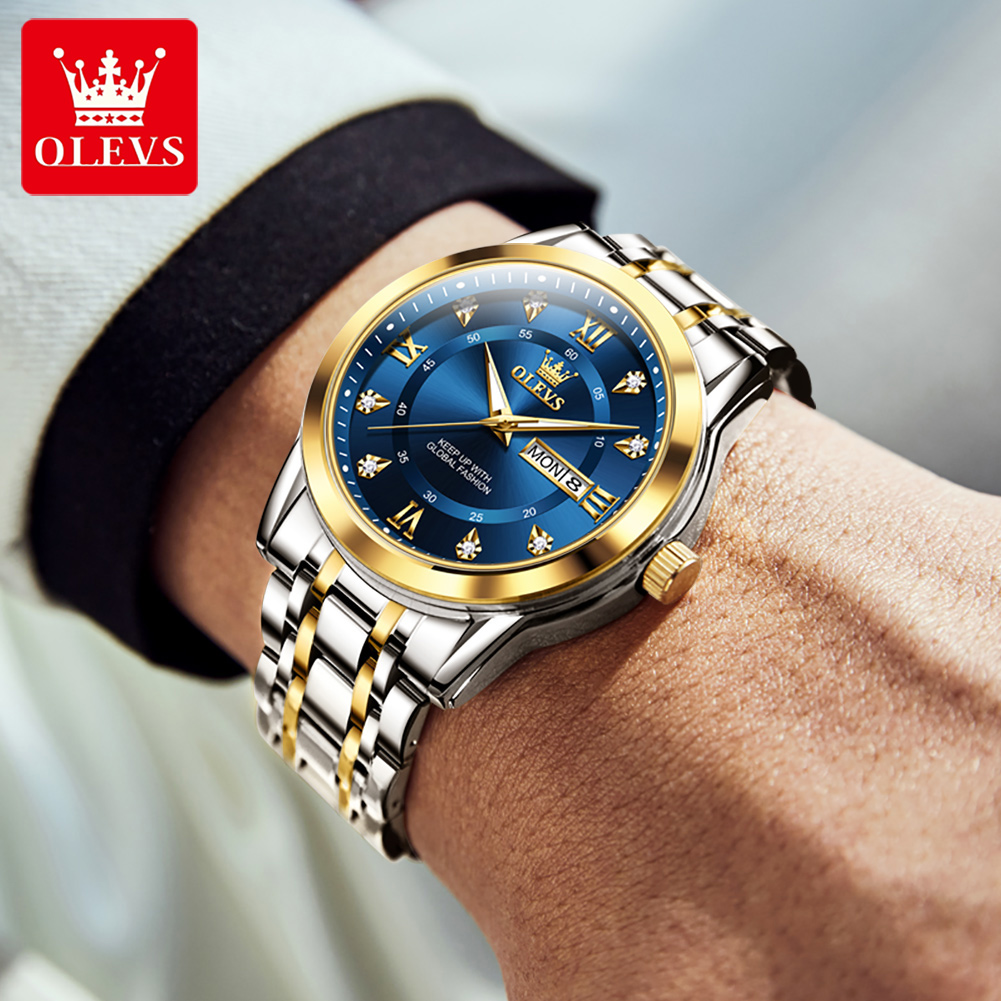 OLEVS Marka Moda erkek saatler - Luxury Watch Men incelemesi ve fiyatı