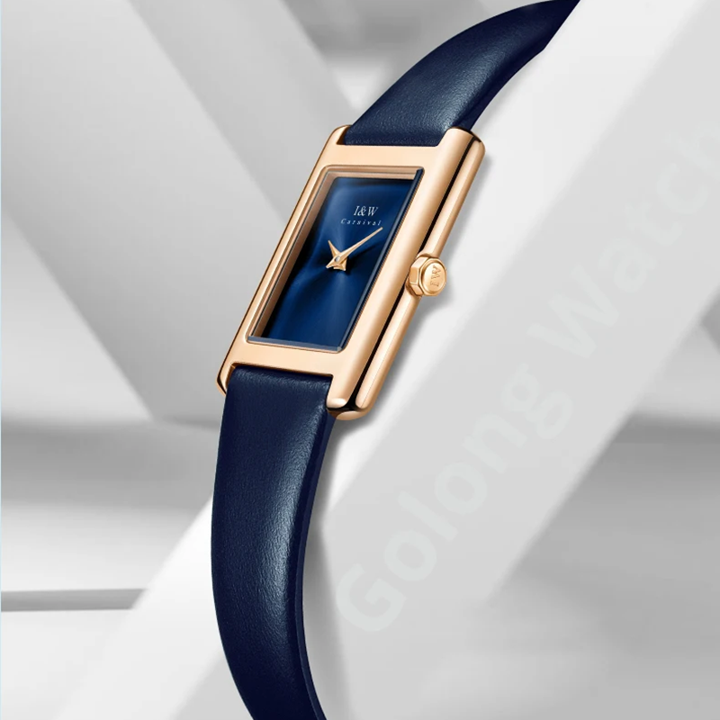 I&W Karnaval Ultra ince kuvars - Luxury Watch With Leather Strap incelemesi ve fiyatı