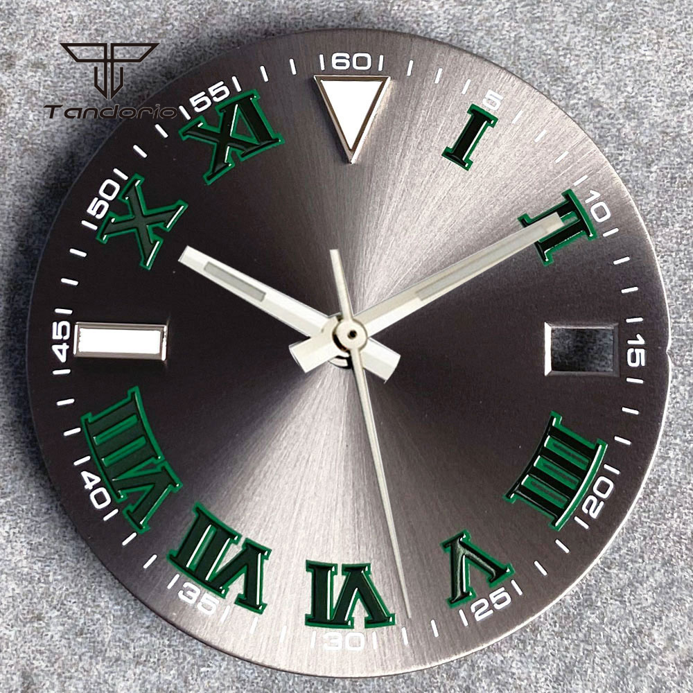 29mm Gri Sunburst Izle Kadran  - Luxury Watch With Green Dial incelemesi ve fiyatı