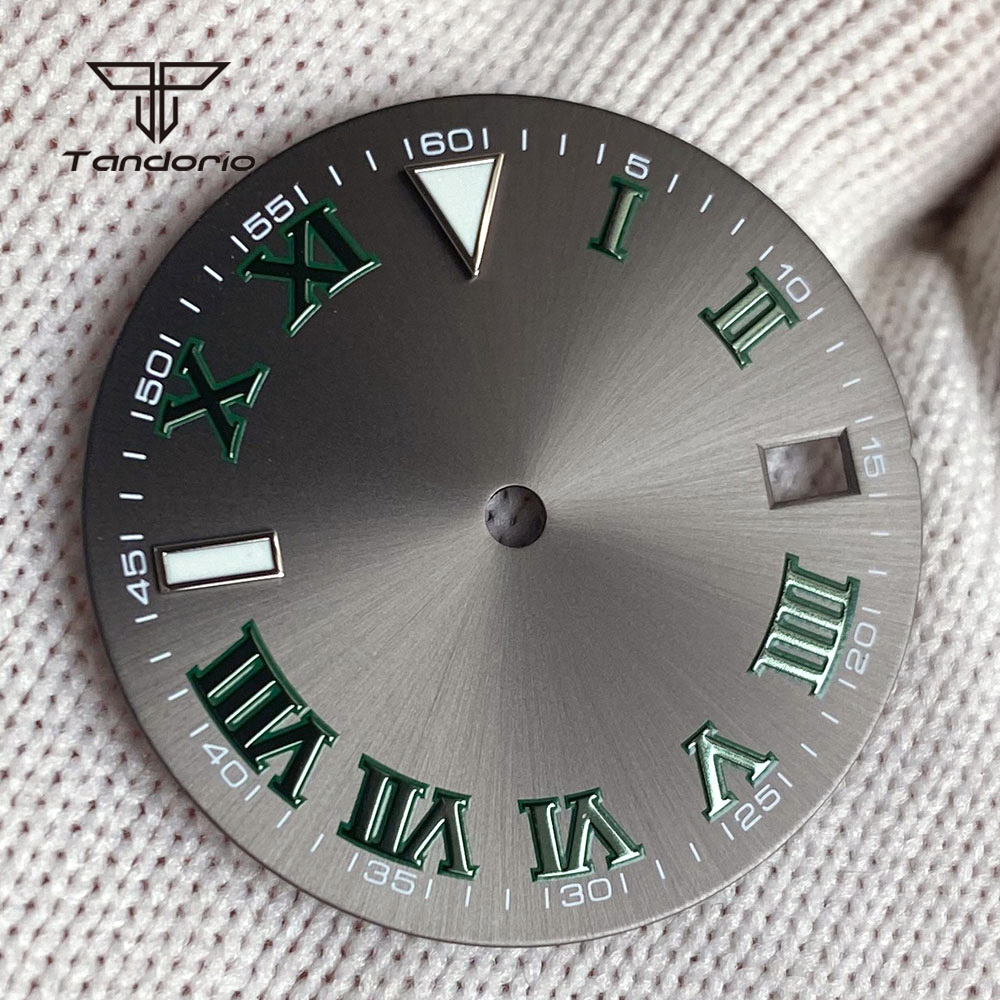 29mm Gri Sunburst Izle Kadran  - Luxury Watch With Green Dial incelemesi ve fiyatı