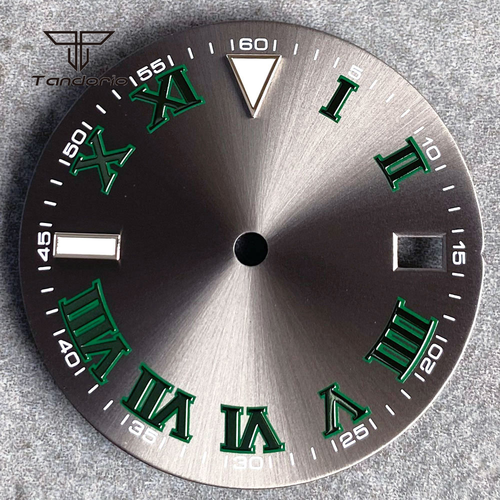 29mm Gri Sunburst Izle Kadran  - Luxury Watch With Green Dial incelemesi ve fiyatı