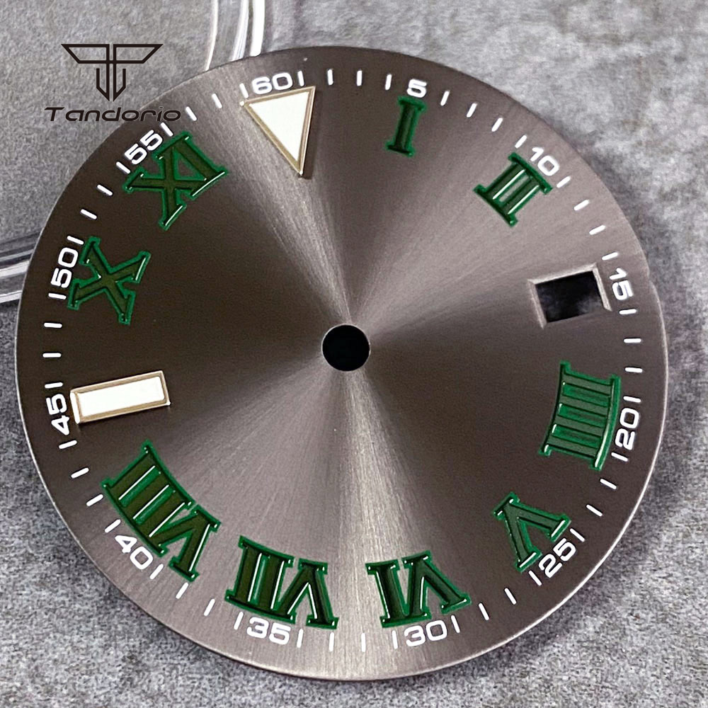 29mm Gri Sunburst Izle Kadran  - Luxury Watch With Green Dial incelemesi ve fiyatı