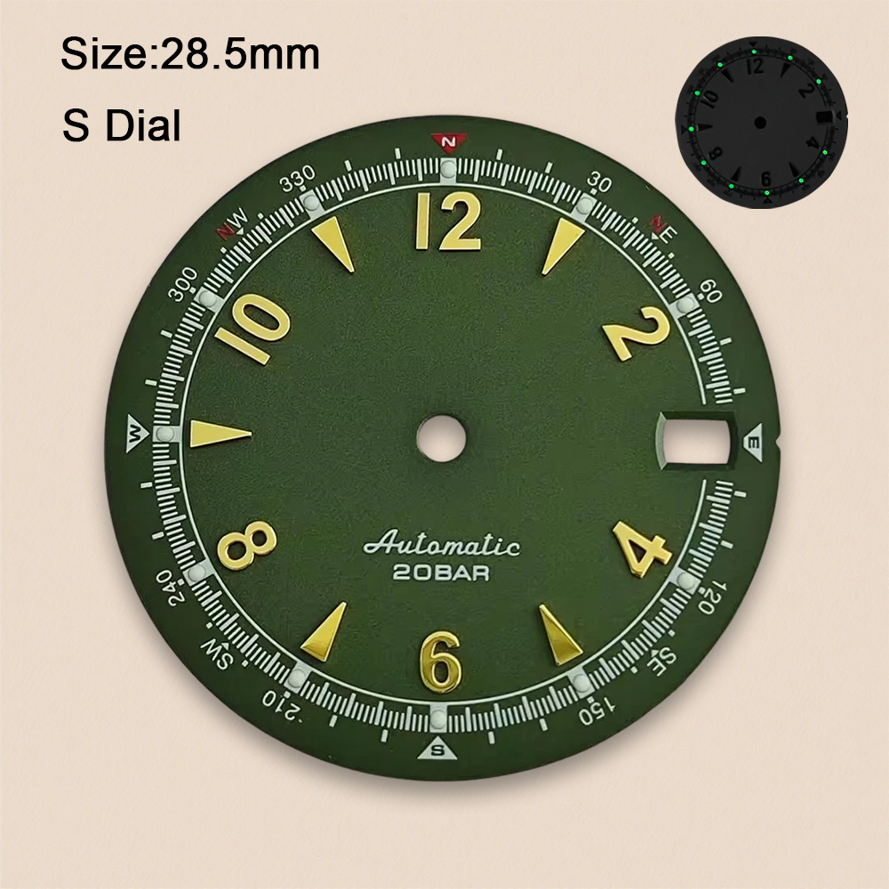 Nh35 Kadran S Logosu 28.5mm Re - Bronze Case Watch incelemesi ve fiyatı