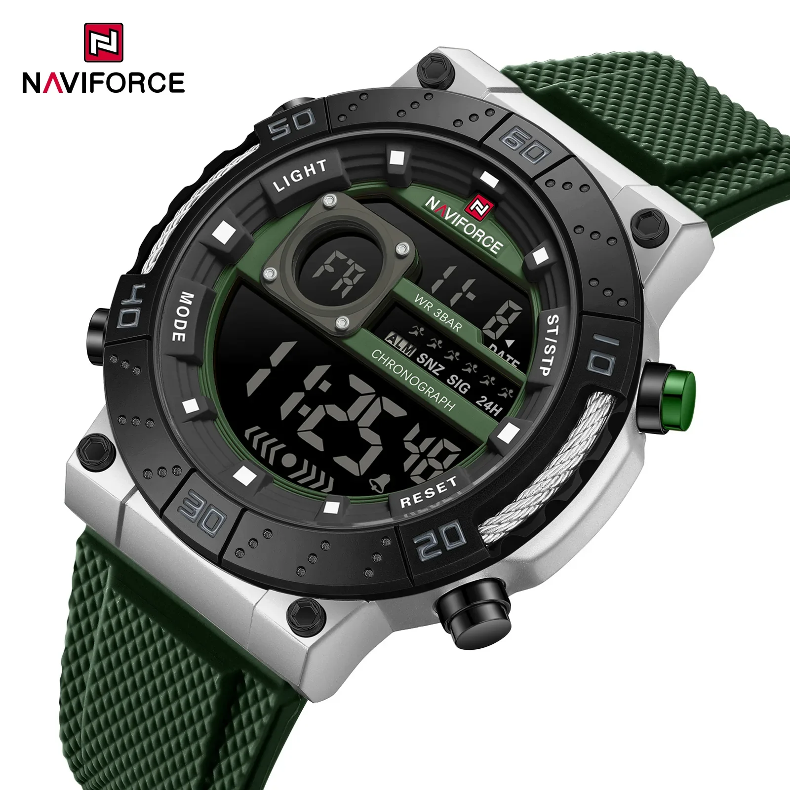NAVIFORCE Yeni LCD Dijital Spo - Field Watch Military incelemesi ve fiyatı