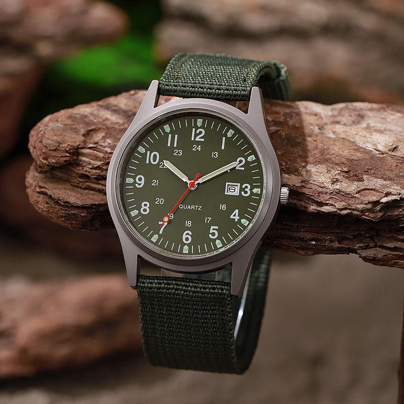 Yeni kanvas giyim erkek saati  - Field Watch Military incelemesi ve fiyatı