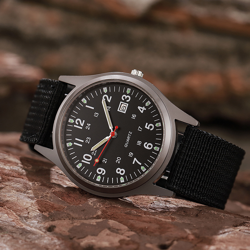 Yeni kanvas giyim erkek saati  - Field Watch Military incelemesi ve fiyatı
