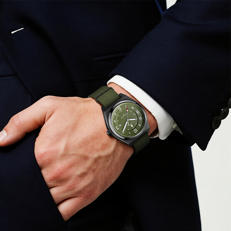 SAPPHERO erkek spor Quartz saa - Luxury Watch With Green Dial incelemesi ve fiyatı